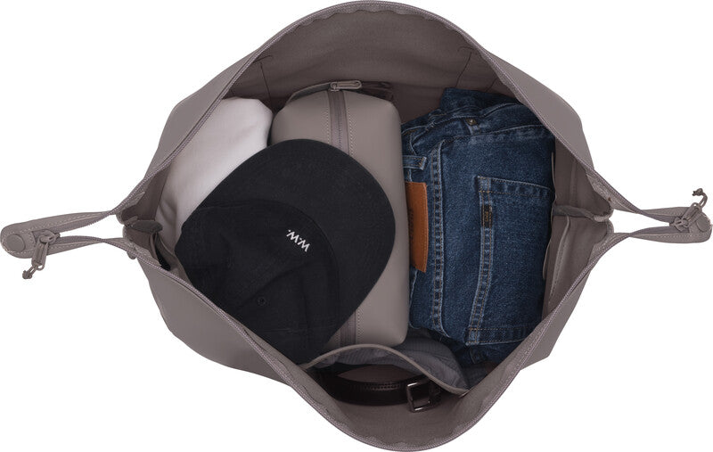 Beckmann Reisetasche Weekendbag – 27 l, rPET, Warm Grey, 42 × 28 × 20 cm