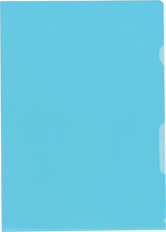 Kolma Sichtmappe A4 – Blau, Kunststoff, Matt, 150 µm, 100er-Pack