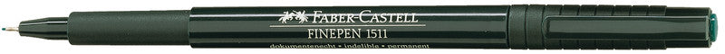 Faber-Castell Finepen 1511 Fineliner 0,4 mm – grün – dokumentenecht