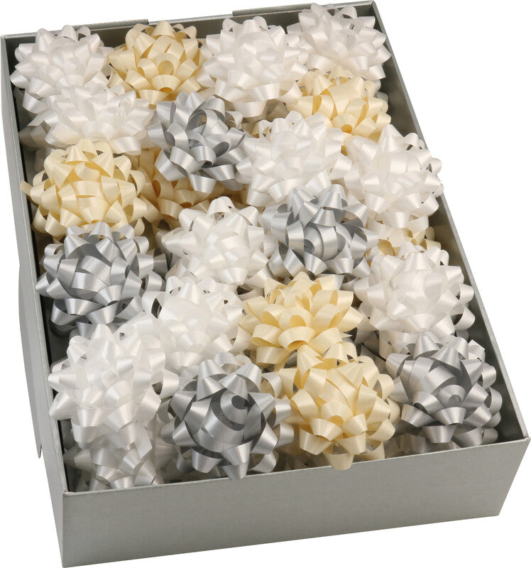 Präsent Geschenketiketten Maschen – Kunststoff – Ø 80 mm