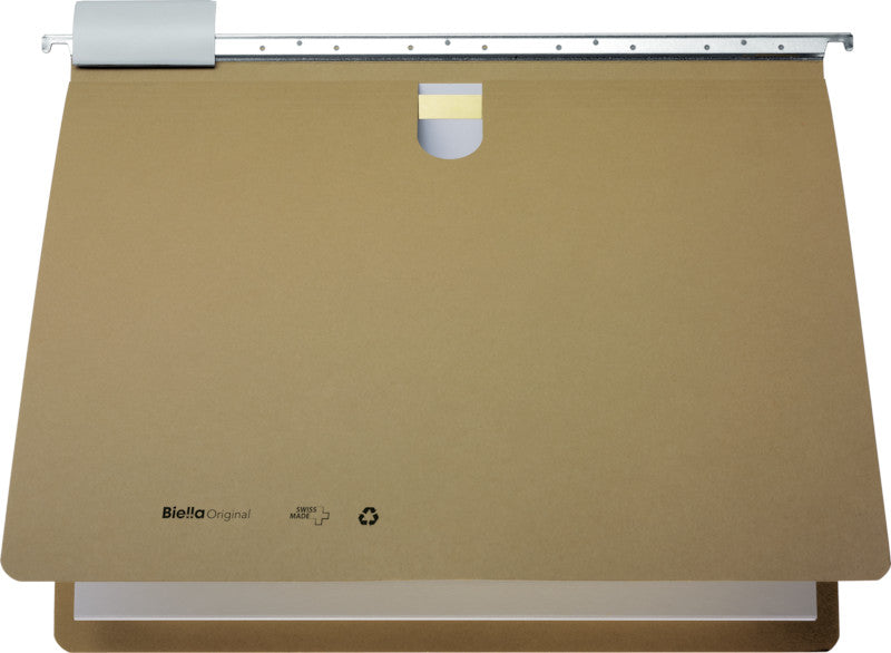 Biella Hängeordner für A4 – Karton, Braun, 320 × 260 mm