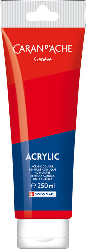 Caran d-Ache Caran d'Ache – Acrylfarbe – Scharlachrot, 250 ml