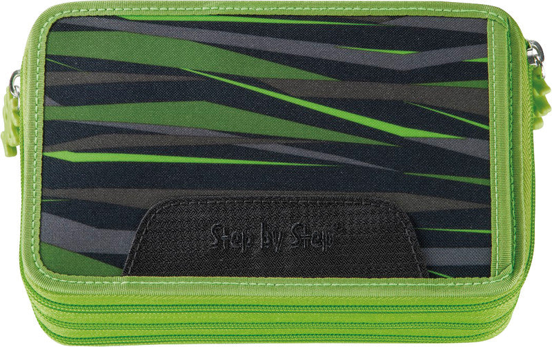 Step by Step XXL Schuletui, gefüllt, 43-teilig – Wild Cat Chiko – Kunststoff – 20,0 × 13,0 × 7,0 cm