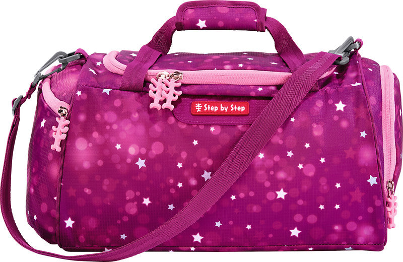 Step by Step Sporttasche CLOUD – 13 l, Motiv Einhorn Nuala, mit Schultergurt, wasserabweisend, 38 × 20 × 23 cm