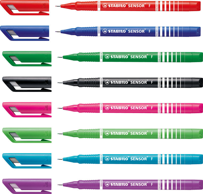 STABILO Sensor F Fineliner 0,3 mm – rot
