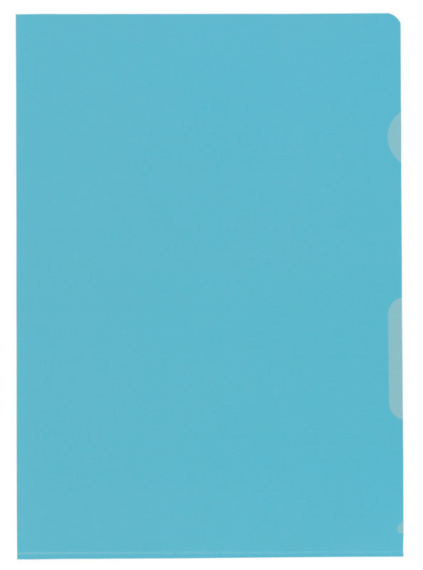 Kolma Sichtmappe A4 – Blau, Kunststoff, Matt, 120 µm, 100er-Pack, 100% Rezyklierbar