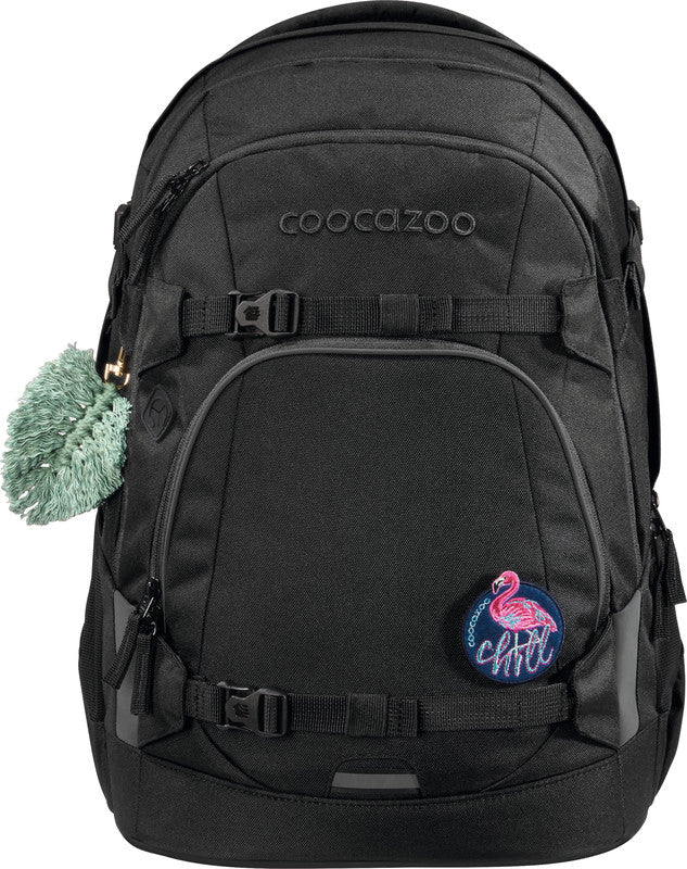 Coocazoo Rucksack Mate – Black Coal – schwarz – 30 l – B 30 × H 44 × T 23 cm
