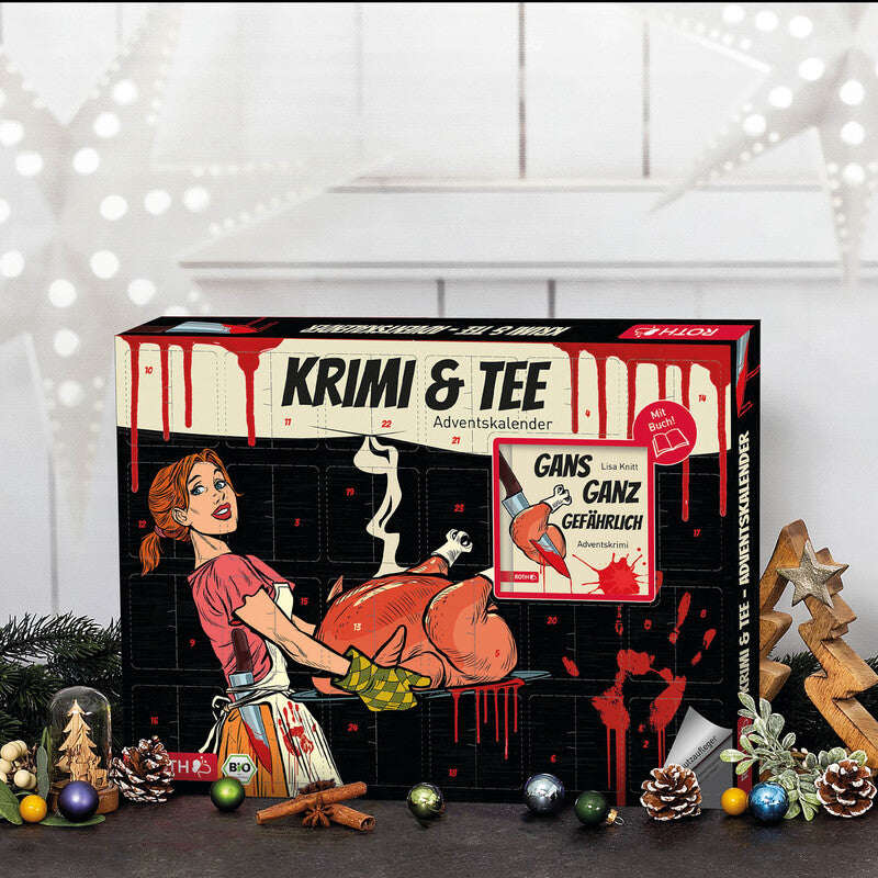 Roth Krimi & Tee – Adventskalender – 24 Bio-Tees