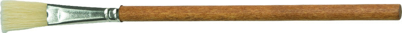 Talens Leimpinsel – braun, Holz, Breite 10 × Länge 137 mm, flach, Aluminiumzwinge, Schweineborsten
