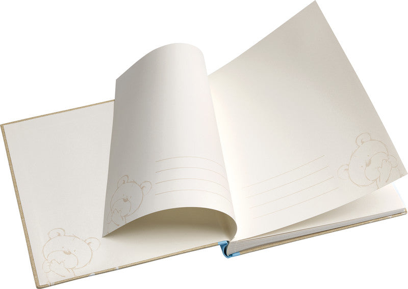 Walther Design Walther Fotoalbum Dreamtime – für 280 × 305 mm, blau, illustrierter Vorspann, Karton