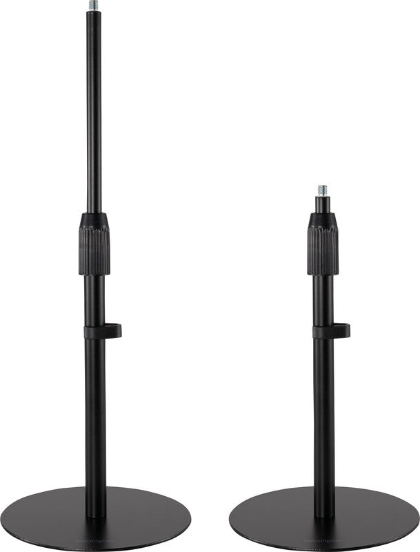 Kensington A1010 – Mikrofonstativ, Höhe 318–483 mm, für Mikrofone, Webcams und Beleuchtung, Schwarz