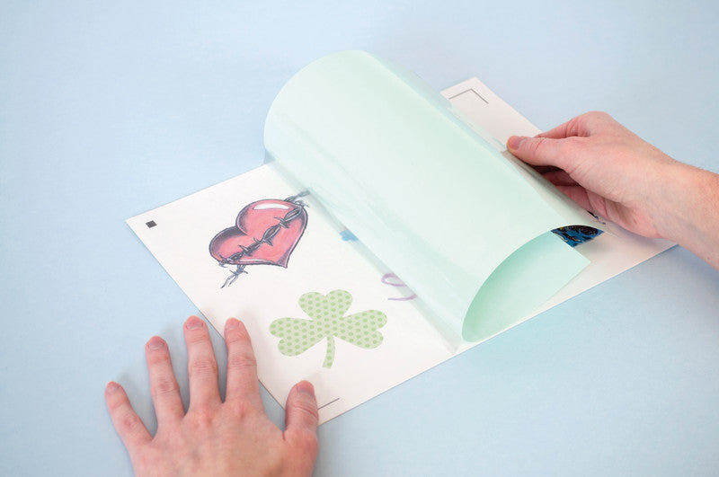 Silhouette Tattoopapier – für Silhouette Schneideplotter und Inkjetdrucker, 215 × 280 mm, 2 Blatt