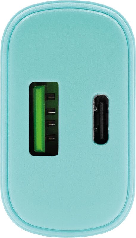 EXC SLIM Ladegerät – 20 W, 1× USB-C + 1× USB-A – für USB-Geräte