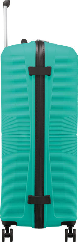 American Tourister Trolley Airconic – 101 l, Hartschale, 4 Doppelrollen, mit TSA, Aqua Grün, 49 × 77 × 31 cm