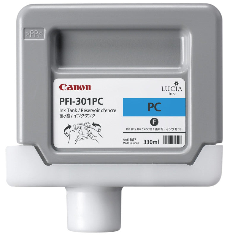 Canon Tintenpatrone PFI301PC, cyan, 330 ml