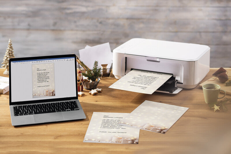 Sigel Motivpapier – A4, 90 g/m², mehrfarbig, Motiv: Golden Glow – für Inkjet/Laser/Kopierer – FSC – 100 Blatt