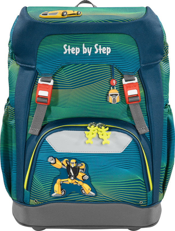 Step by Step GRADE Schulrucksack – Power Robot – Recycelte Materialien