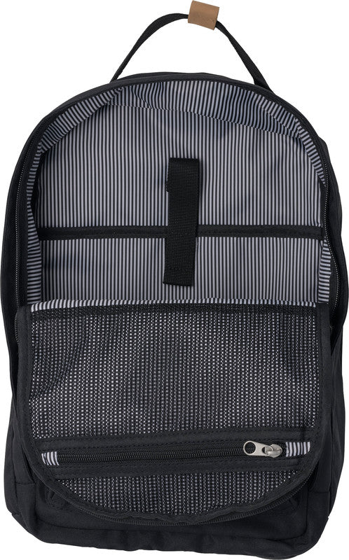 Beckmann City Light – Notebook-Rucksack – für 13"-Notebook, 20 l, rPET, schwarz