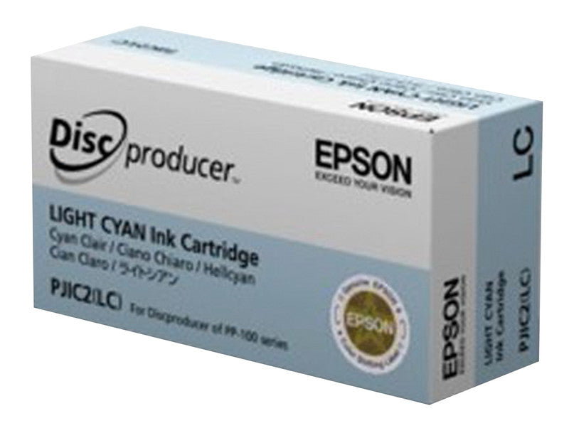 Epson Tintenpatrone PJIC2, Hellcyan, 26 ml – für Inkjetdrucker/Multifunktionsgeräte