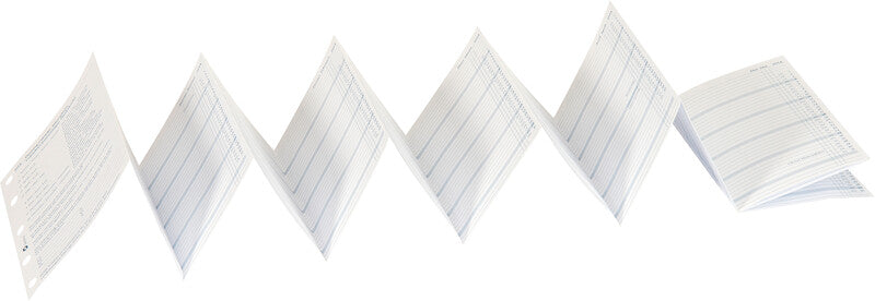 Succes Kalender-Einlage – 6 Monate/1 Seite, 5-fach, 6,7 × 10,4 cm, 2028
