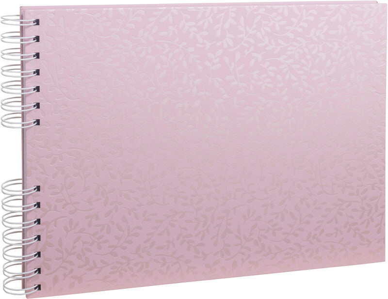 Exacompta Fotobuch Autentik – 320 × 220 mm, rosa, mit Spiralbindung, Karton