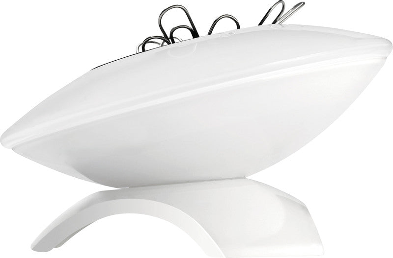 Sigel Klammernspender – Kunststoff, Weiss, 95 × 55 mm