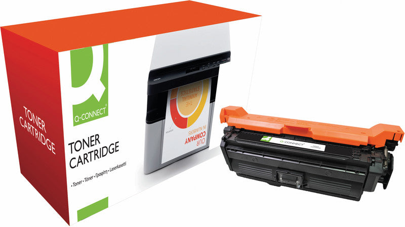 Q-Connect – Toner CE260X – schwarz, 17000 Seiten – für Color-Laserdrucker/Multifunktionsgeräte