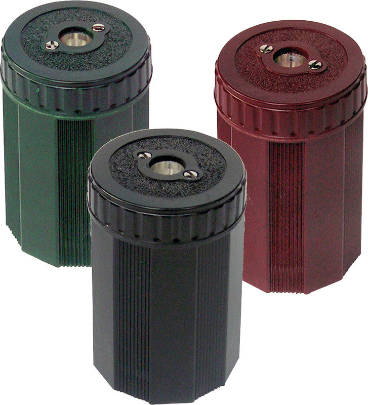 Dux Spitzer – manuell, 1-Loch, mit Behälter, für Blei- & Buntstifte Ø 8 mm, Kunststoff, assortiert