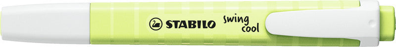 STABILO swing cool Pastel Edition Textmarker Limette – Keilspitze, 1–4 mm