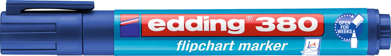 Edding Flipchart-Marker 380 – Rundspitze 1-5 mm – Blau – Nachfüllbar