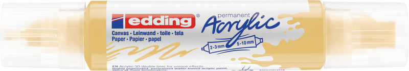 Edding Nachfülltinte für Permanent-Marker – Pastellgelb
