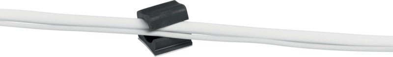 Durable Kabel-Clip Cavoline Pro – 25 × 25 × 20 mm, Kunststoff, Graphit, selbstklebend, 4er-Pack