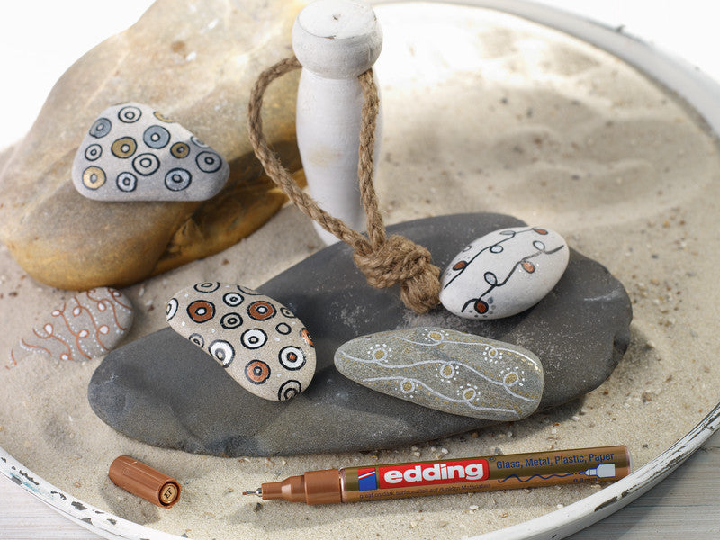 Edding Permanentmarker – für dunkles Papier, kupfer metallic