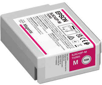 Epson Tintenpatrone SJIC42P-M, magenta, 50 ml – für Tintenstrahldrucker und Multifunktionsgeräte