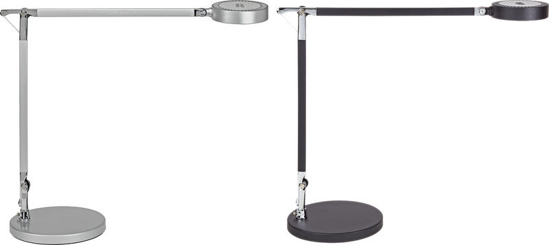 MAUL LED-Tischleuchte Grace – Touchfeld, dreh- und neigbar, dimmbar – 3000–6500 K – 300 lm 6 W – Schwarz