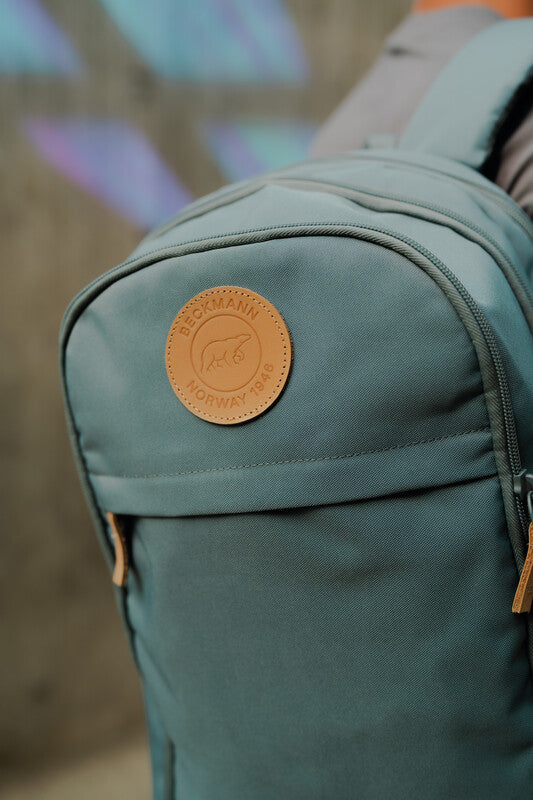 Beckmann Urban Rucksack – Petrol – 30 l – 30,0 cm × 48,0 cm × 22,0 cm – Recycelte Materialien