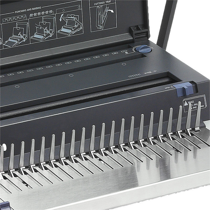 GBC MultiBind 320 Bindegerät – Plastik- und Drahtbindung, für 21-Loch, A3, bis 20 Blatt