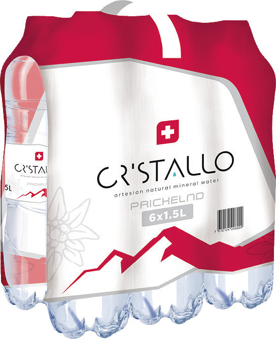 Cristallo Mineralwasser – 1,5 l, umweltfreundliche Verpackung