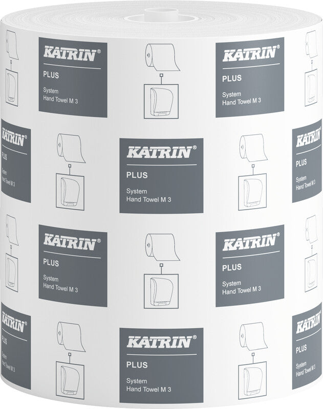 Katrin Handtuchrolle Plus System M – 3-lagig, 209 mm × 100 m, für Katrin Inclusive Medium