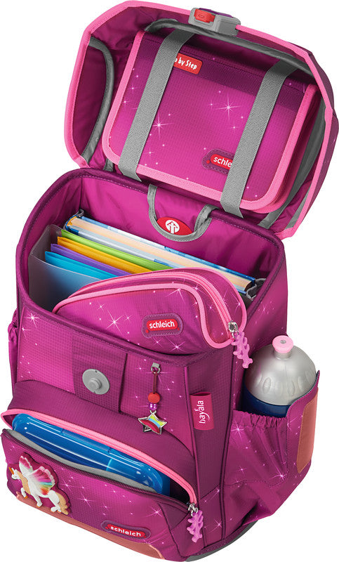 Step by Step Schulrucksack-Set Cloud – 5-teilig – Geflügeltes Regenbogeneinhorn