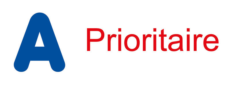 Trodat Motivstempel Printy 4912 – Motiv: Prioritaire, selbstfärbend, Kunststoff