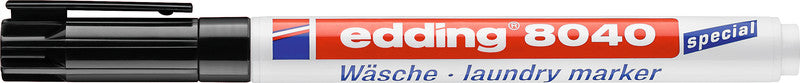 Edding Wäsche-Marker für Textilien – Schwarz, 1er