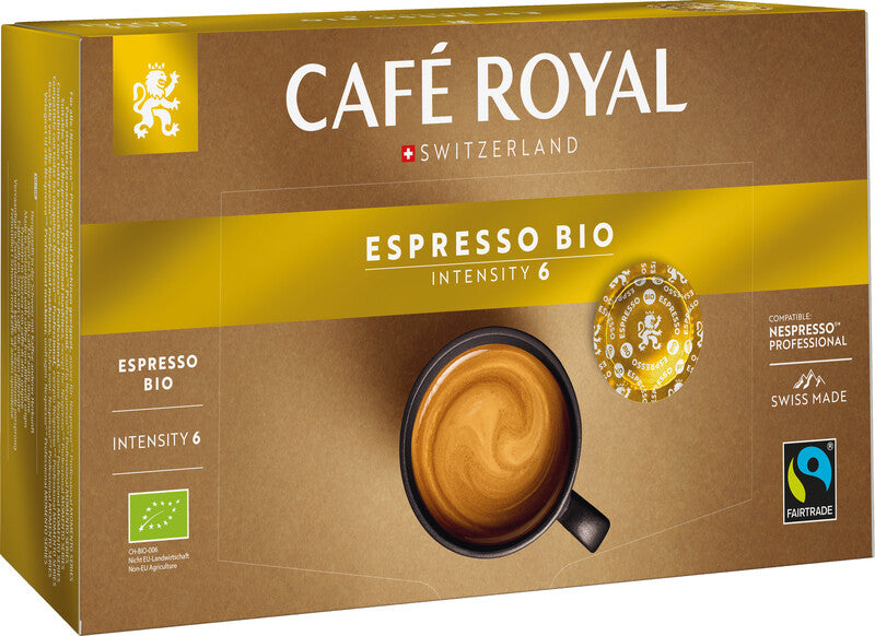 Café Royal Bio Espresso Kaffeepads – für Nespresso Professional & Café Royal Professional – 50 Pads