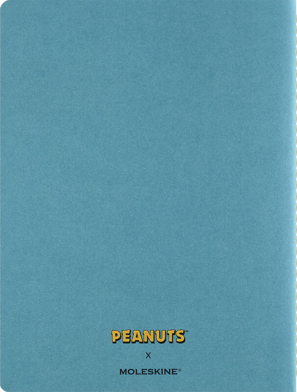 Moleskine Notizheft, 190 × 250 mm, liniert, Fadenheftung, Karton, 70 g/m² – blau