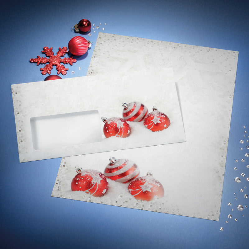 Sigel Motivpapier – A4, 90 g/m², mehrfarbig, Motiv: Winter Flair – für Inkjet/Laser/Kopierer – FSC – 100 Blatt