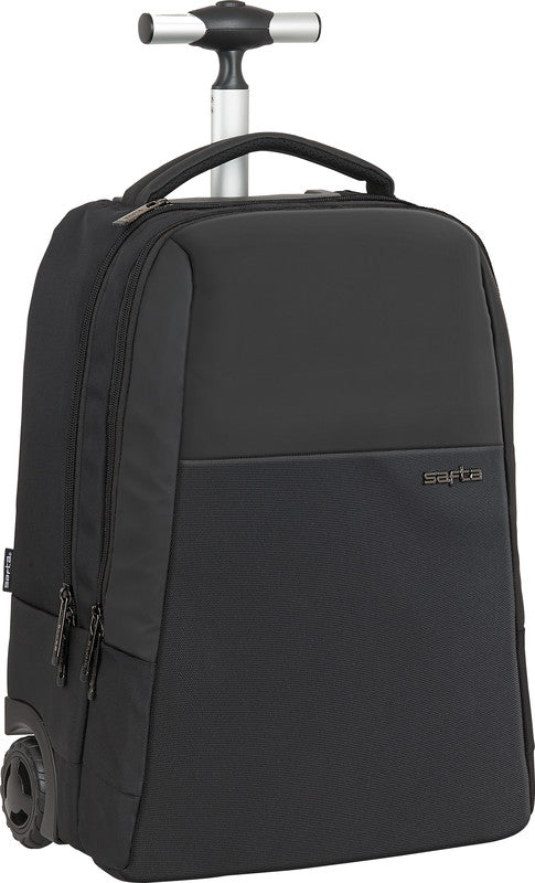 Safta Notebook-Trolley – 28,9 l, für Notebooks bis 15,6", Nylon, schwarz, 32 × 43 × 21 cm
