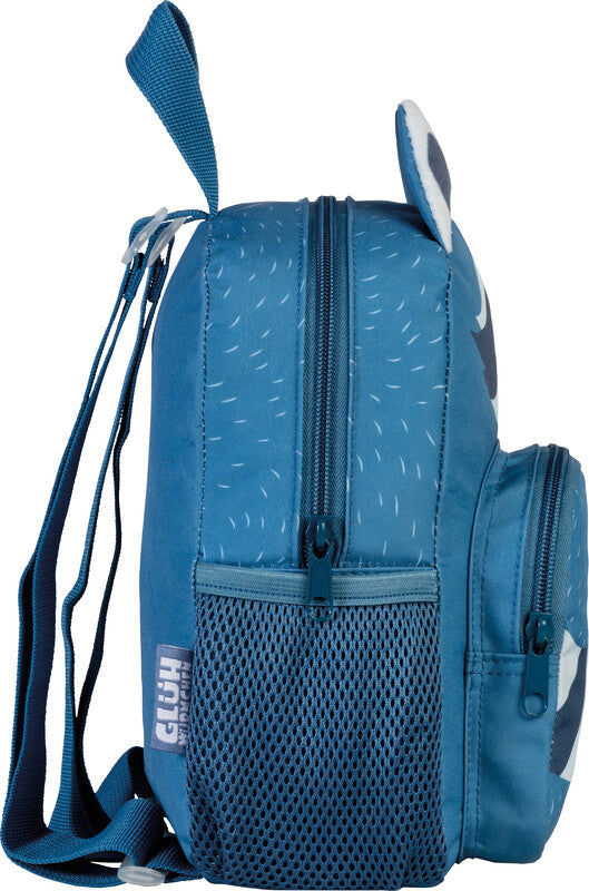Glühwürmchen Ella – Kindergartenrucksack, Waschbär, 5 l, 21×24×13 cm, mit Plüschohren