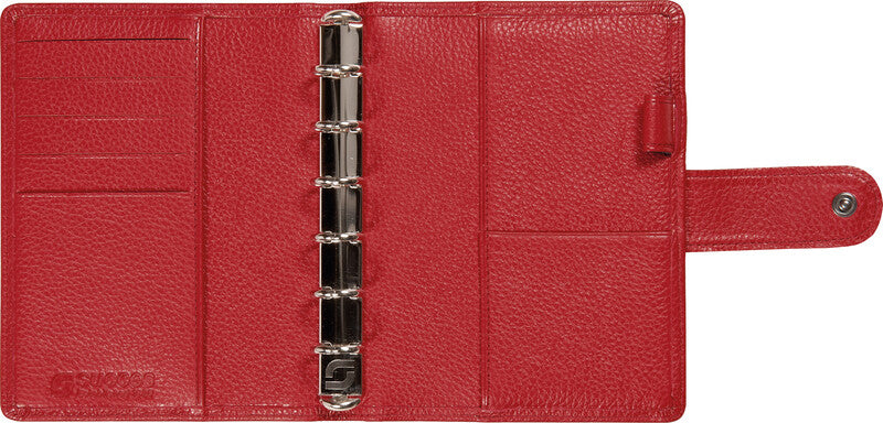 Succes Classic Cadiz Agenda – Ringbindung, 12,5 × 14,2 cm, Rot