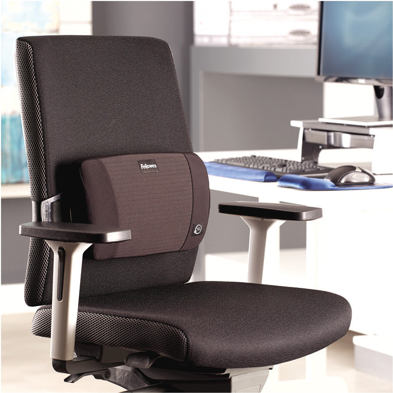 Fellowes Schreibunterlage PlushTouch – Schwarz – 80 × 350 mm – Textil