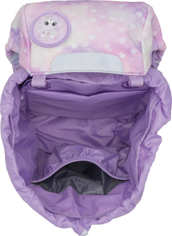 Beckmann Classic Schulrucksack – Einhorn Prinzessin Lila